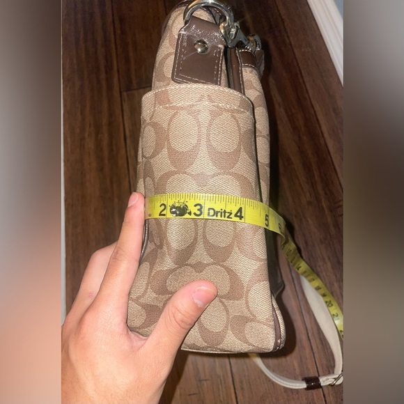 Coach signature logo bag coach messenger bag coach laptop y2k travel work bag - Picture 5 of 14